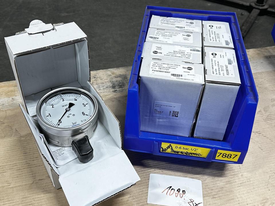 TecSis spare part measurement technology Metal stock