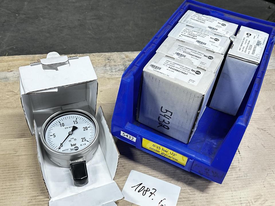 TecSis spare part measurement technology Metal stock