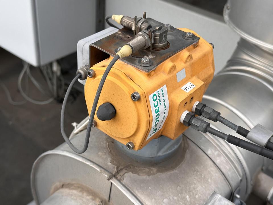 Sodeco Pneumatic Actuator Metal stock