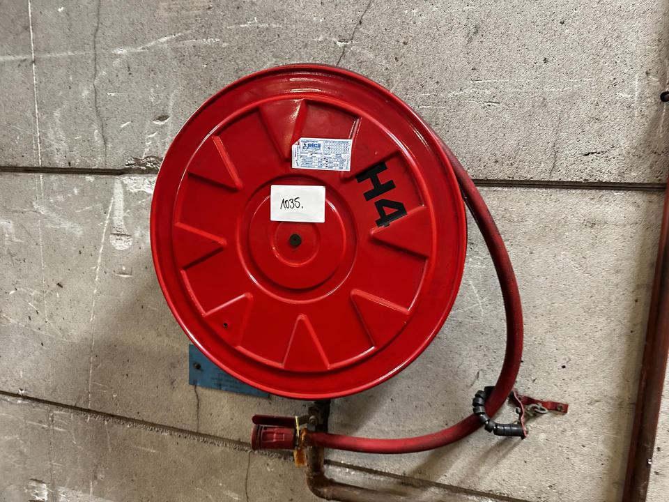 Extinguishing station Open reel Fire hose reels