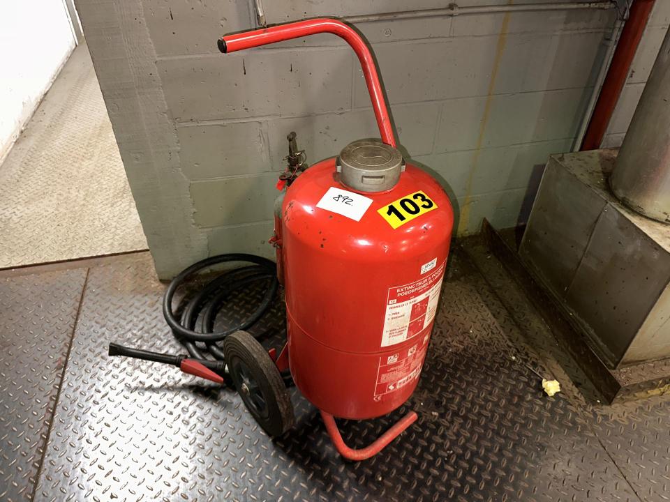 Sicli Mobile ABC powder fire extinguisher 50kg image