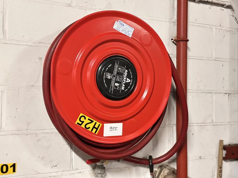 Extinguishing station Open reel Fire hose reels