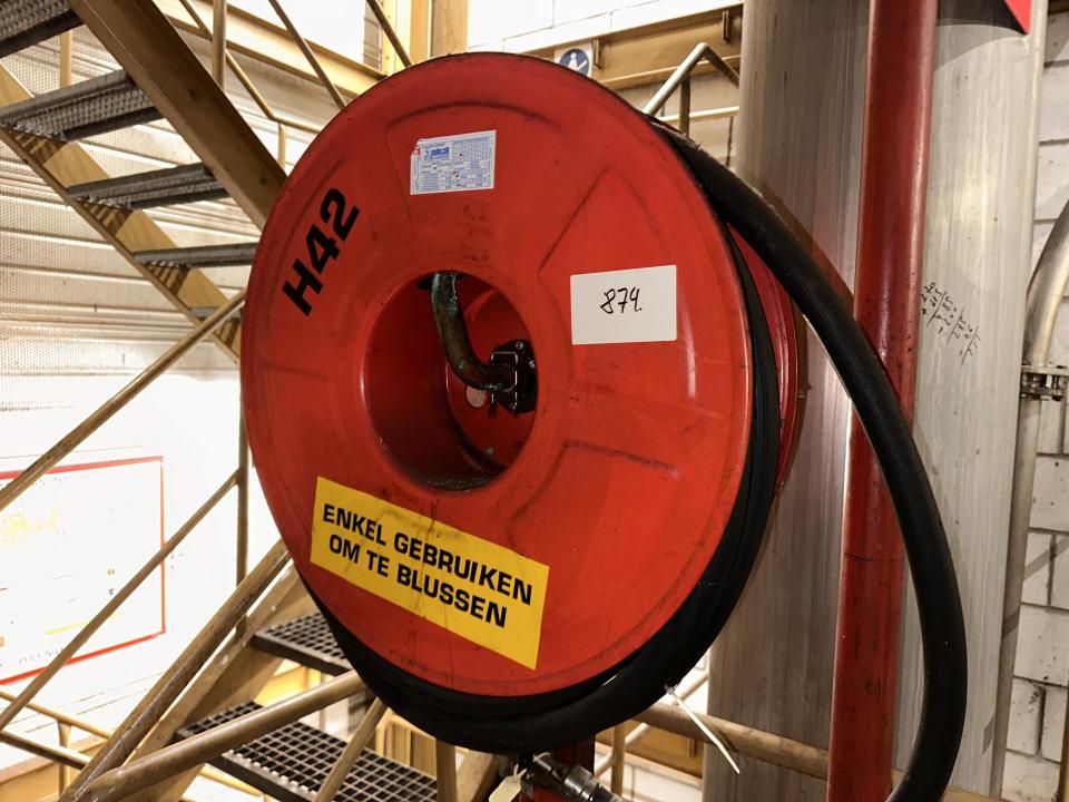 Extinguishing station Open reel Fire hose reels