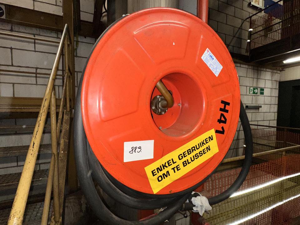 Sicli Extinguishing station Open reel Fire and theft prevention