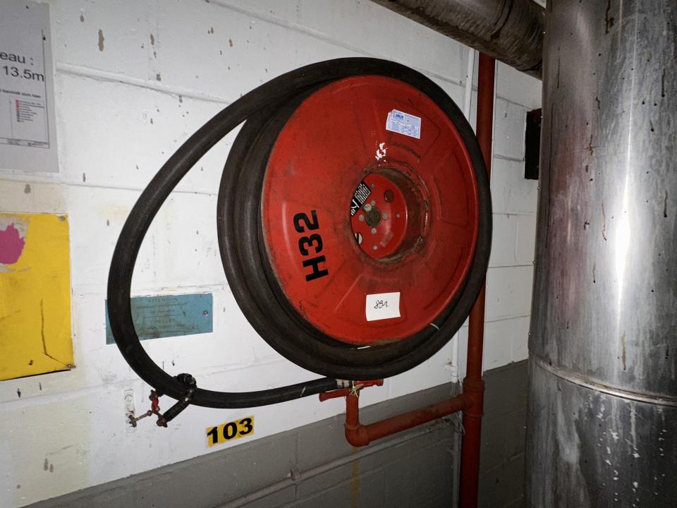 Sicli Extinguishing station Open reel Fire and theft prevention