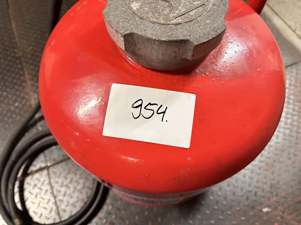 Sicli Mobile ABC powder fire extinguisher 50kg Fire and theft prevention