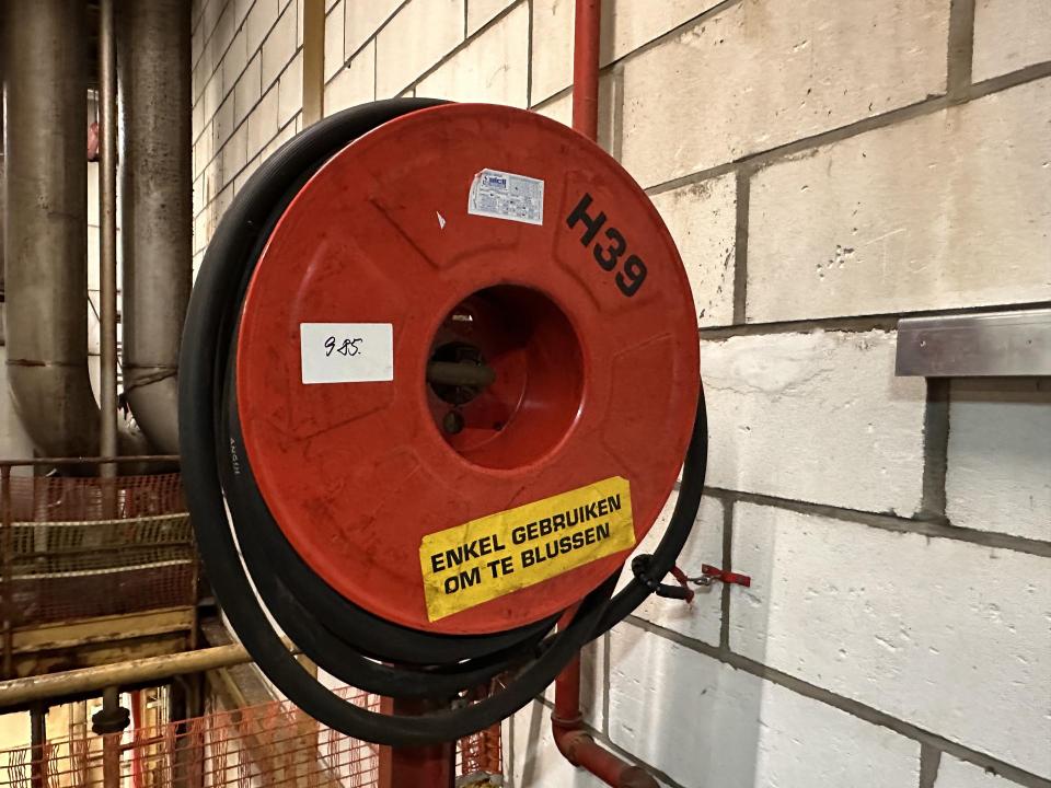 Extinguishing station Open reel Fire hose reels