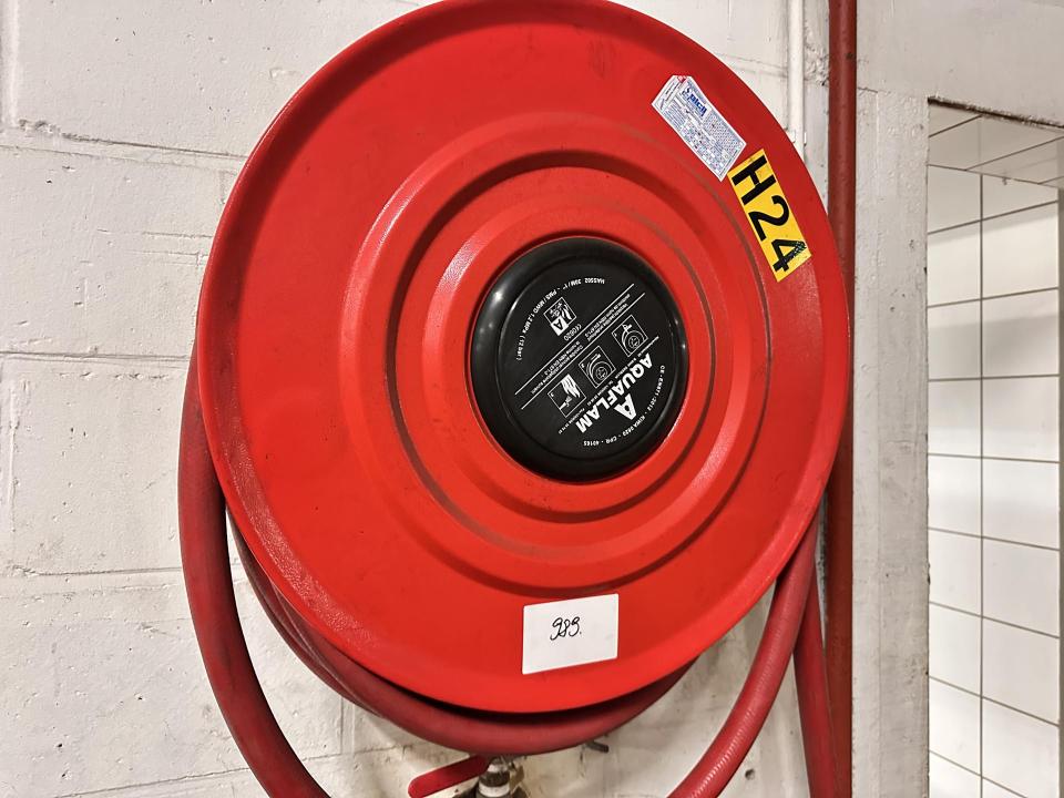 Sicli Extinguishing station Open reel Fire and theft prevention
