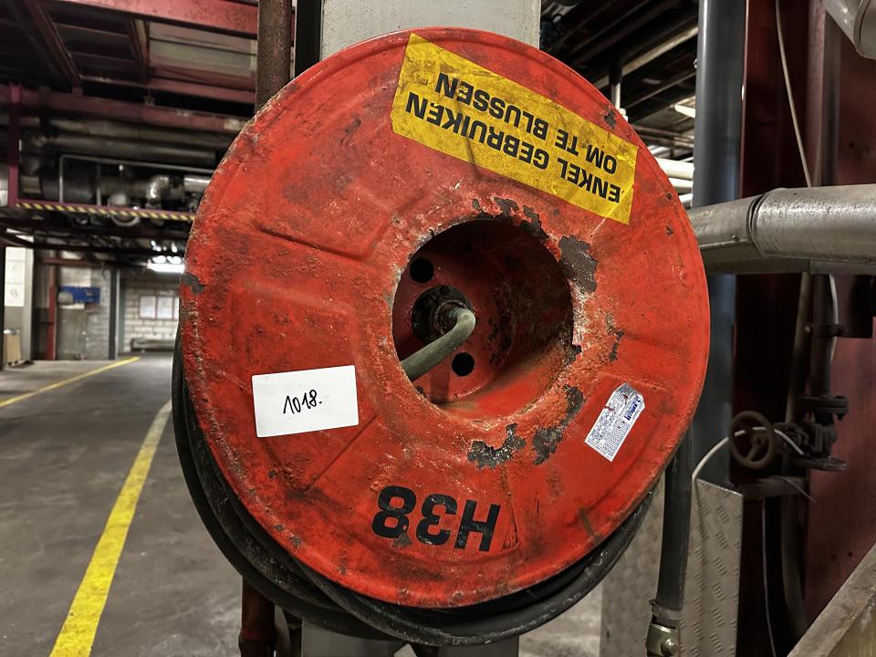 Extinguishing station Open reel Fire hose reels