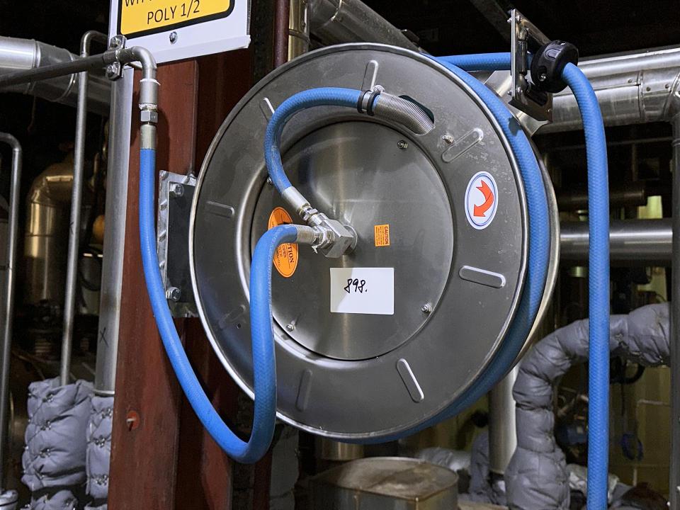 Hose reel with hose / swivelling Hose Reels