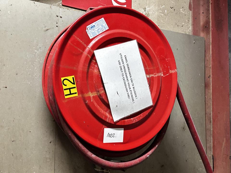 Extinguishing station Open reel Fire hose reels