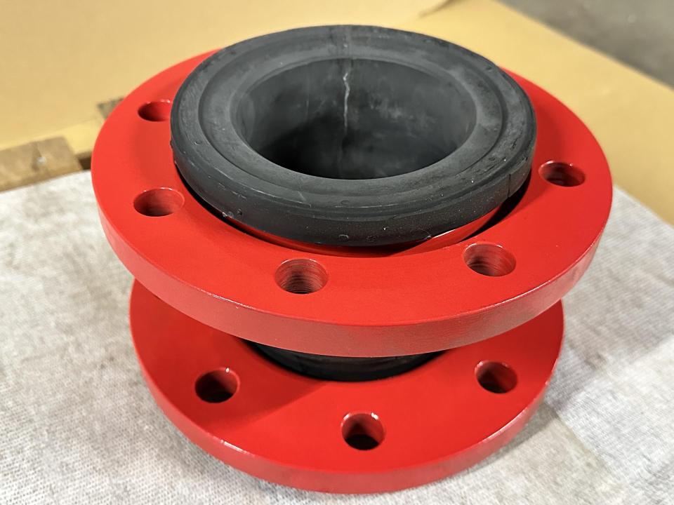 Expansion flange 100mm Metal stock