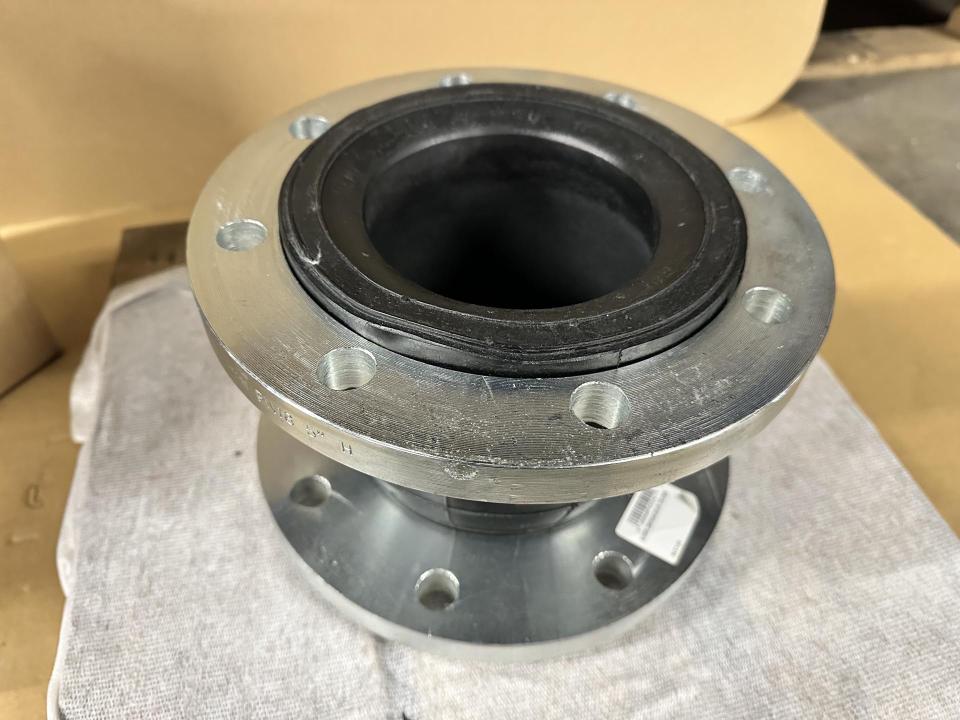 Expansion flange 125mm Metal stock