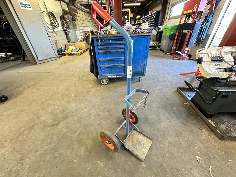 Gas cylinder trolley 