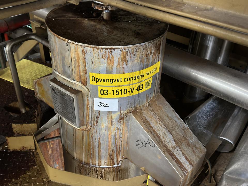 1993 Holvrieka n.v. Collecting Vessel Pharmaceutical, Cosmetic and Chemistry Equipment