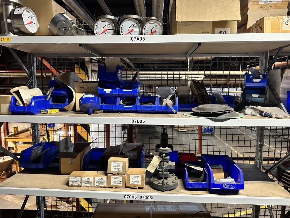 Large stock of spare parts Spare Parts