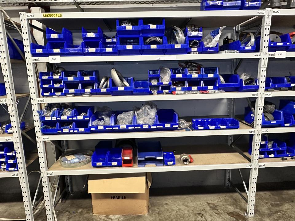 Large stock of spare parts Spare Parts