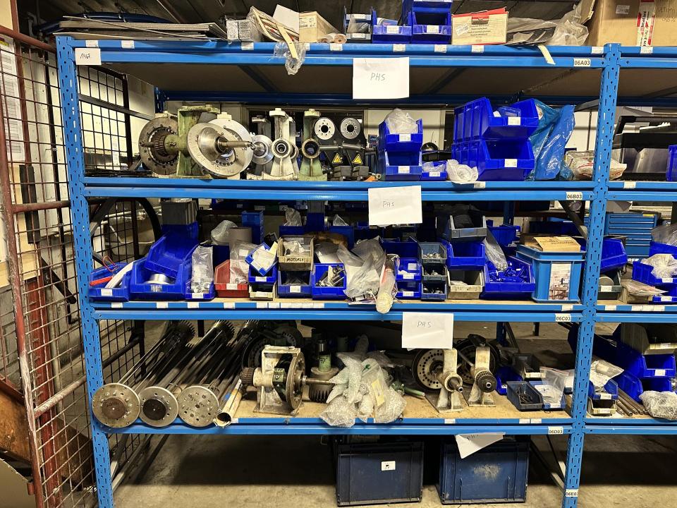 Large stock of spare parts Spare Parts