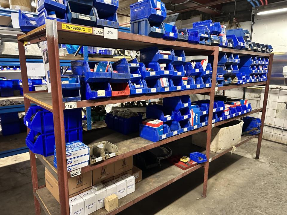 Large stock of spare parts Spare Parts