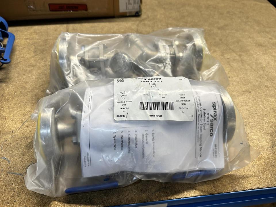 Spare parts for Spirax Sarco Metal stock