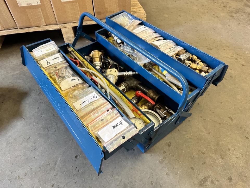 Tool metal box Tools supplies