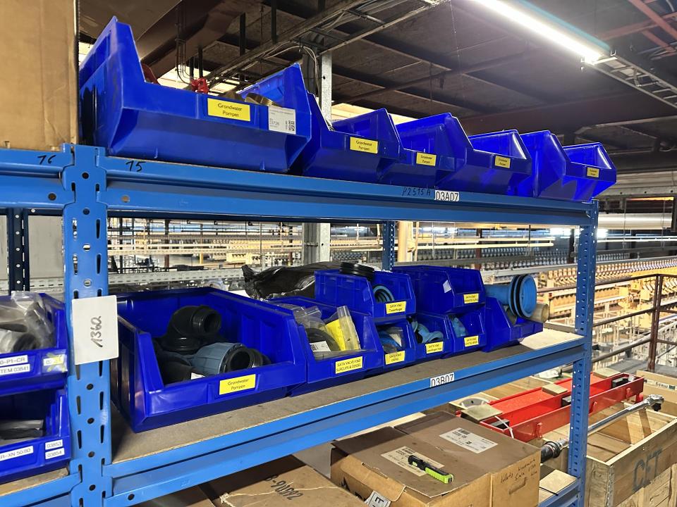 Various spare parts Metal stock