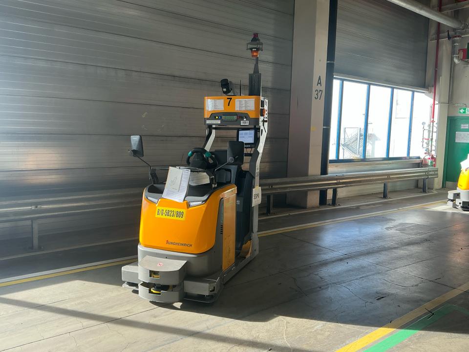 Tow Tractor Internal Transportation