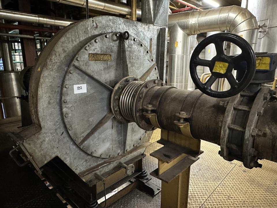 Sectional drawing fan Air Treatment Systems