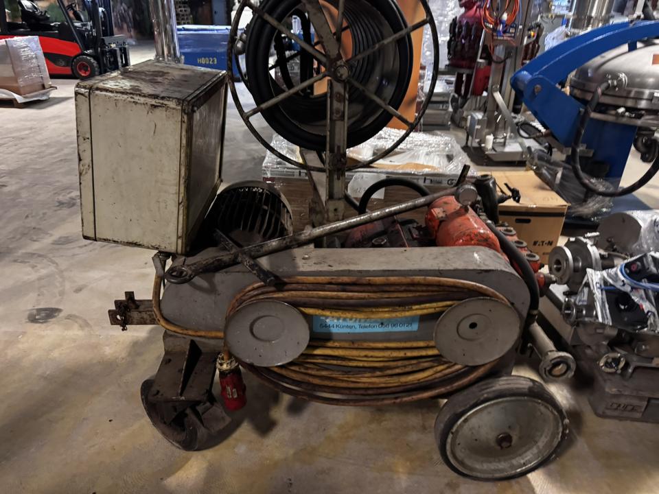 Hose cleaning machine with nozzle head Various Cleaning