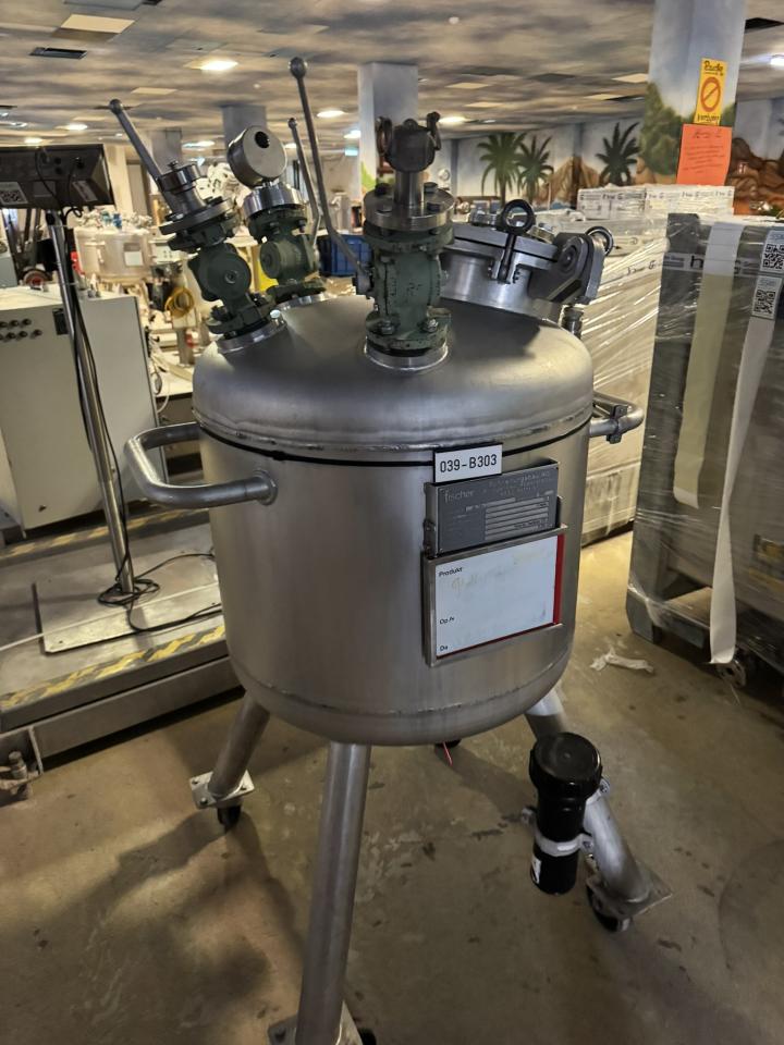 Mobile template, Hastelloy, 039-B303, 250 liters, 120°C, -1/atm bar Various pharmaceutical, cosmetic and chemical