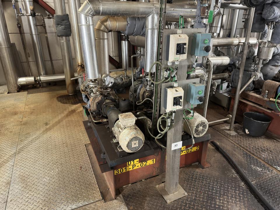 1976 Rheinhütte RCN 32/160 CH Pump station Pharmaceutical, Cosmetic and Chemistry Equipment