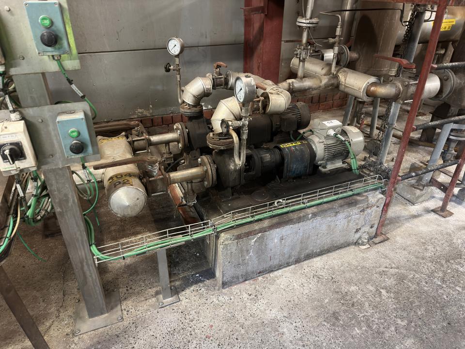 1976 Rheinhütte RCN 32/160A Pump station Pharmaceutical, Cosmetic and Chemistry Equipment