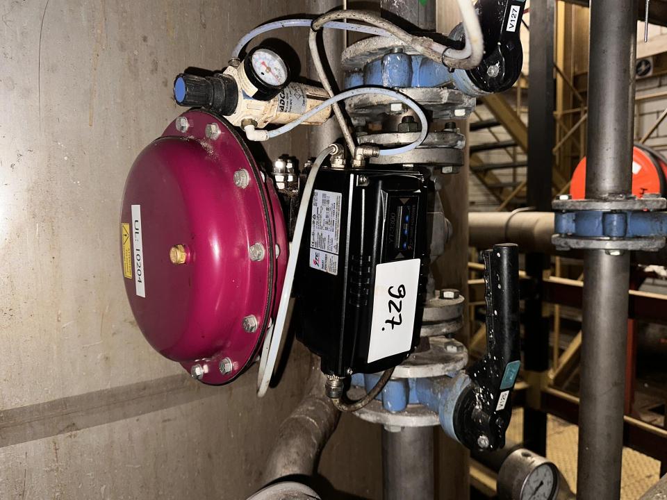 Regulating valve with Smart Positioner from YTC Valves