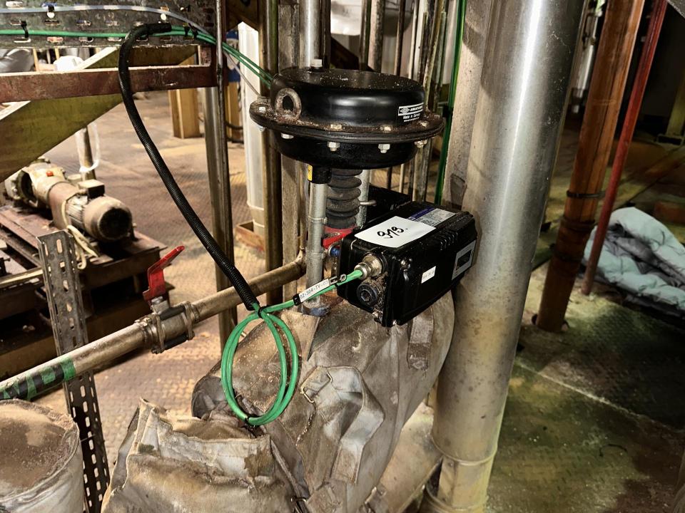 Regulating valve with Smart Positioner from YTC Valves