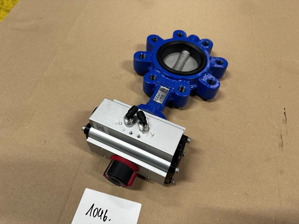 Butterfly valve DN80 with pneumatic actuator Valves