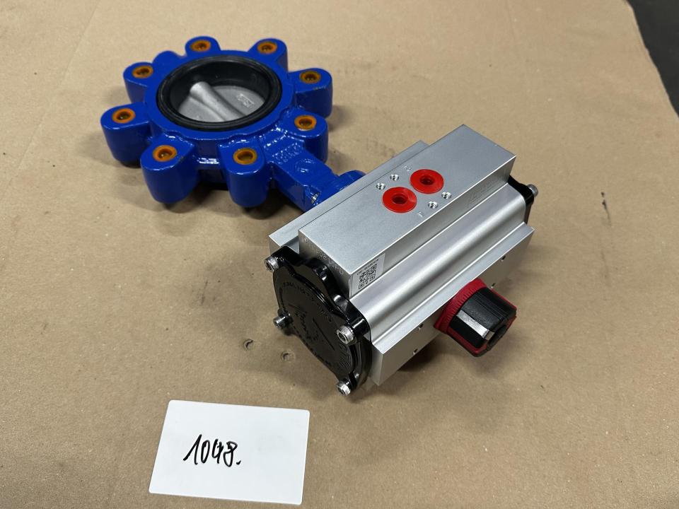 Butterfly valve DN80 with pneumatic actuator Valves