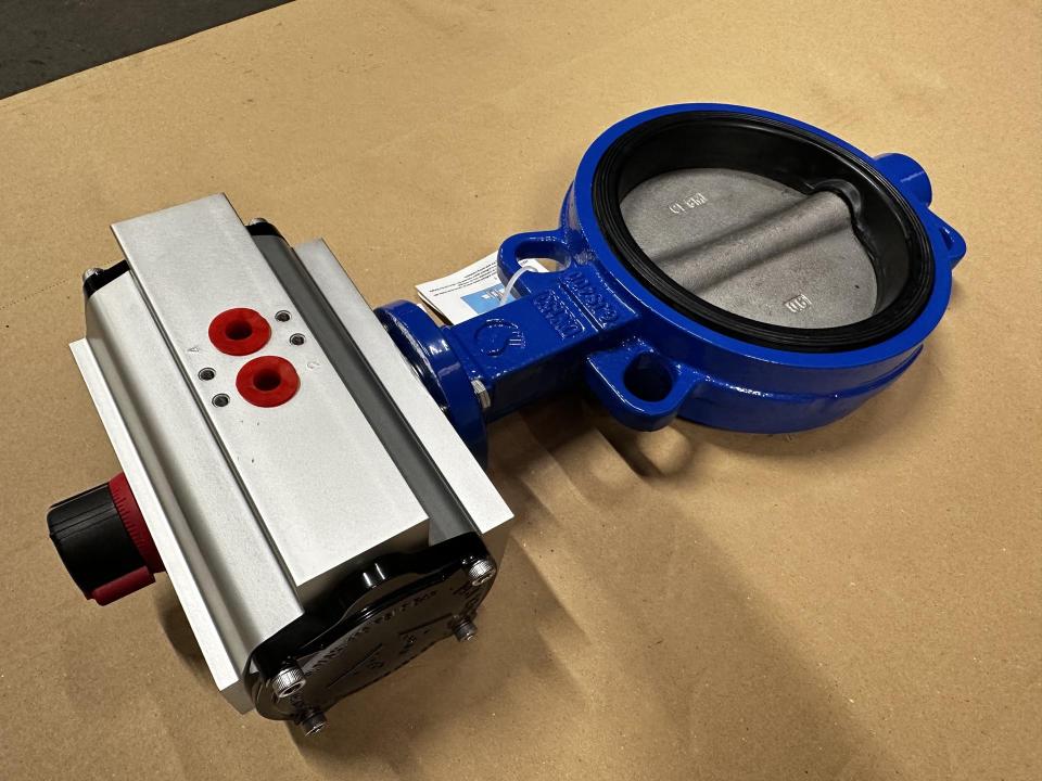 Butterfly valve DN150 with pneumatic actuator Valves