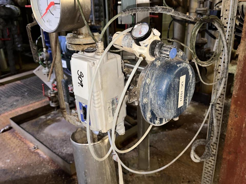 Regulating valve with Smart Positioner from YTC Valves